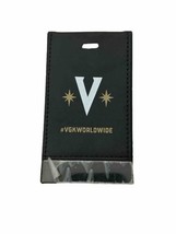 New Las Vegas Golden Knights Leather Luggage Bag Tag Travel Identification - £9.42 GBP