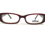 Laugh Out Loud Kids Eyeglasses Frames LOL-4 Red Brown Rectangular 43-14-125 - $37.07