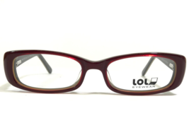 Laugh Out Loud Kids Eyeglasses Frames LOL-4 Red Brown Rectangular 43-14-125 - £29.15 GBP