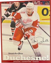 Detroit Red Wings Steve Duchesne 8X10 Collector Card Signature Series Fr... - $4.99