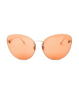 Salvatore Ferragamo Sunglasses SF178S Fiore 719 Shiny Gold/Pumpkin Lens ... - $1,802.58 MXN