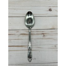 Oneida Ltd Fenway Tablespoon Serving Spoon WM Rogers Stainless Silverware Floral - £8.50 GBP