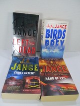 J.A. Jance Book Lot of 4 Left for Dead Birds of Prey Cruel Intent Hand of Evil - £10.96 GBP