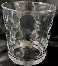 LIBBEY Rock Drink Glasses  Bubble Like Circles 3-7/8&quot; x 3-1/2&quot; Diameter ... - £29.75 GBP