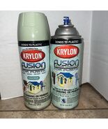Krylon Fusion For Plastic Gloss 12 Oz Each Lot Of 2 Honeydew Spray Paint - $1,071.24 MXN