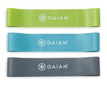 Gaiam Restore Mini Band Kit, Set of 3, Light, Medium, Heavy Lower Body L... - £15.16 GBP