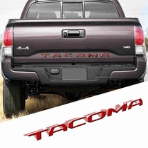 KJAUTOMAX For  Tacoma 2014-2018 Tailgate Letter inserts RED High Quality PVC Sti - £74.07 GBP