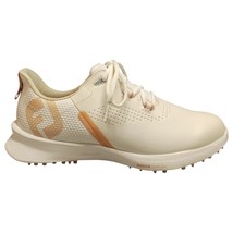 FootJoy FJ Fuel Spikeless Golf Shoes Womens US 8.5M White Pink Lace Up 9... - $69.59