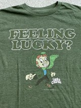FEELING LUCKY? LUCKY CHARMS T-Shirt MEDIUM Green By SAVVY for General Mills - $18.69