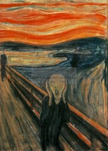 &quot;THE SCREAM&quot; BY EDVARD MUNCH 1893 NORWEGIAN PAINTING 5X7 PHOTO - $9.49