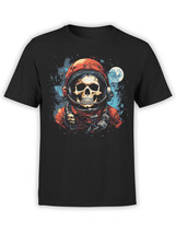 FANTUCCI Unisex Cool T-Shirts | Dead Astronaut T-Shirt | 100% Cotton - £17.37 GBP+