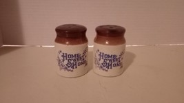 Vintage Home Sweet Home Salt And Pepper Shaker Set - £11.86 GBP
