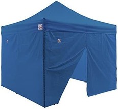 Impact 10&#39; X 10&#39; Pop Up Canopy Tent With Sidewalls, Commercial Grade, Royal Blue - £361.64 GBP
