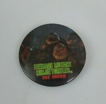 1991 Teenage Mutant Ninja Turtles The Movie Turtles With Splinter 2" Pin... - $3.87