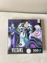 Ceaco 550 Piece Jigsaw Puzzle Disney Villains Cruella de Vil Ursula Male... - $14.52