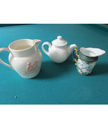“Wedgwood” Pitcher Queensware Pink White - Rosenthal Creamer - Doulton T... - $61.54 CAD