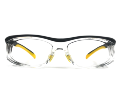 Uvex Eyeglasses Frames SW06 Z87 TITMUS Clear Black Yellow Full Rim 57-16-125 - £29.75 GBP