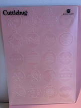 Cricut Cuttlebug Ornament Embossing folder - $7.00