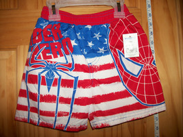 Spiderman Baby Clothes 24M Boy Swimwear Spider Man Face Bathing Suit Swim Trunks - £11.38 GBP