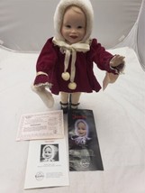 Yolanda Bello Jennifer Doll by Ashton Drake Galleries Porcelain Doll Red... - £7.73 GBP