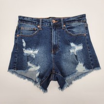 Kendall + Kylie Womens short Size 28 The Icon Short Blue - £19.33 GBP