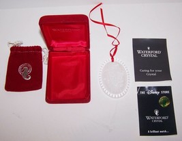 1994 Waterford Crystal Disney Conductor Mickey Minnie Christmas Ornament In Box - $39.19
