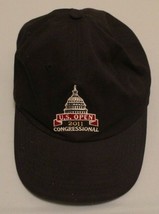US Open 2011 Congressional Hat Cap Black US GA Member Adjustable ba1 - $9.89
