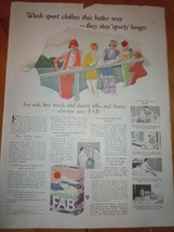 Vintage Colgate&#39;s Fab Print Magazine Advertisement 1925 - $9.99