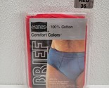 NEW Vintage 1979 Hanes Men&#39;s 1 Pair Red Brief Underwear Size 36 - 100% C... - £58.32 GBP