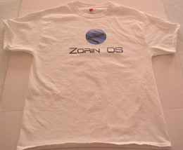 Zorin OS Linux 100% Cotton T-Shirt Size L - $14.99
