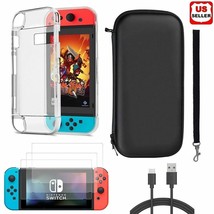 Accessories Case Bag+Shell Cover+Charging Cable+Protector For Nintendo S... - £23.97 GBP