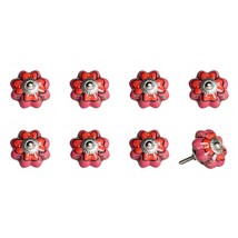 1.5&quot; X 1.5&quot; X 1.5&quot; Hues Of Pink Red And Green  Knobs 8 Pack - £62.60 GBP