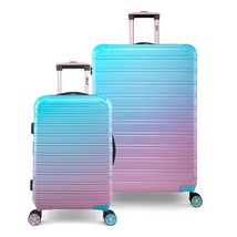 Luggage Set Hardside 2-Piece Fibertech 20-Inch Carry-on 28-Inch Suitcase 4-Wheel - £183.92 GBP