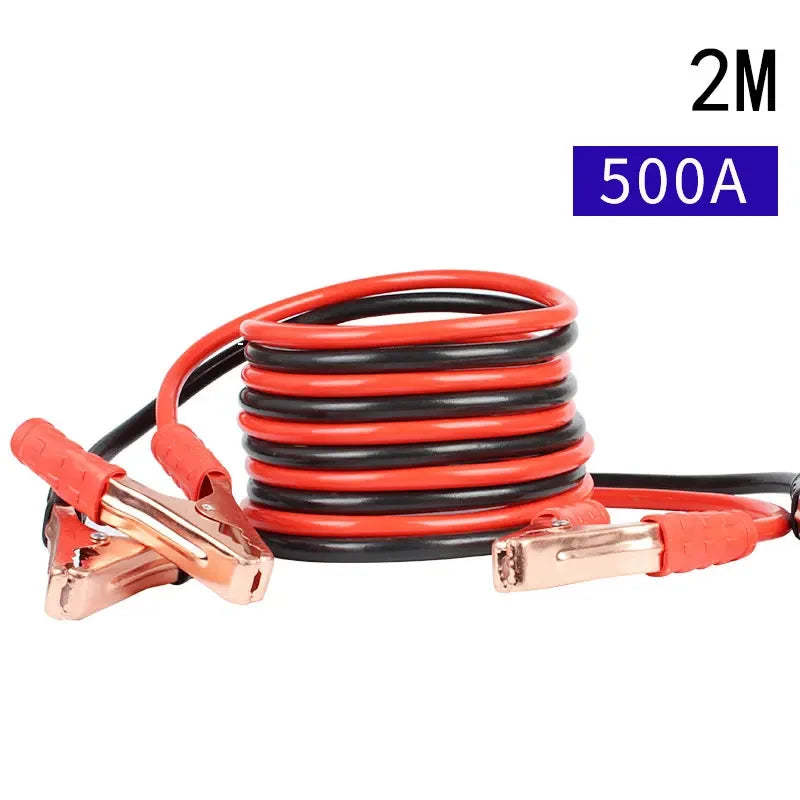 2M 500A Emergency Power Start Cable Car Battery Line Jumper Copper Wire ... - $4.00+
