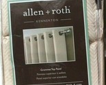 1 Packs Allen &amp; Roth Kennerton 56 In X 84 In 0671992 Ivory Grommet Top P... - £22.80 GBP