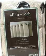 1 Packs Allen & Roth Kennerton 56 In X 84 In 0671992 Ivory Grommet Top Panel - $28.99