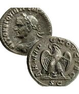 TREBONIANUS GALLUS head Left Very RARE Only 4 in Prieur #654 Eagle SC Ro... - $227.05