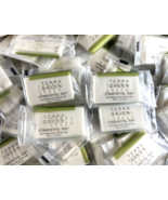 Lot of 100 Terra Green White Tea Soap Cleansing Bars 0.72 oz Hotel Trave... - $38.60