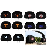 NCAA Head Rest Covers Set of 2 Embroidered Team Logo ProMark Select Team... - £15.97 GBP+