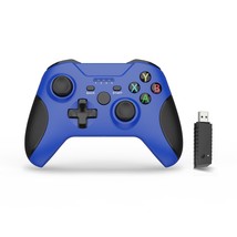 Zfy Wireless Game Controller Compatible Windows7/8/10,Gamepad With Linear, Blue - £25.38 GBP