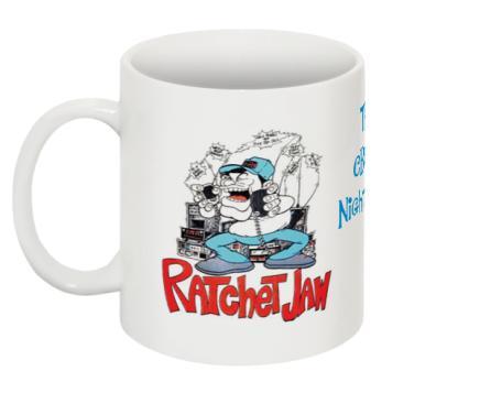 The " Ratchet Jaw " A CBers Nightmare! CB Radio Novelty Coffee Mug - Hilarious! - $11.99