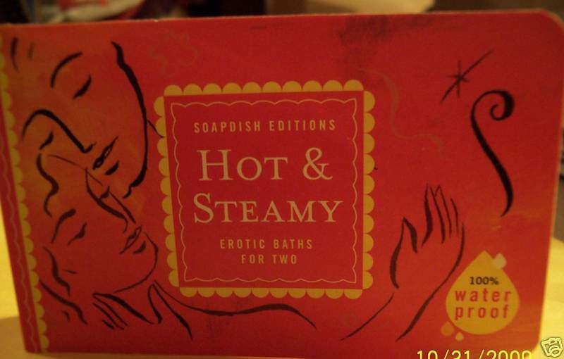Home Gift Soap Dish Book Hot Steamy Erotic Bath For Two Bathtub Soapdish... - $7.59