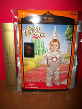 Wizard Of Oz Baby Costume 12M-18M Infant Rubies Tin Man Halloween TV Character - £15.21 GBP