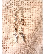 New Western Outlaw Gun Handcuff Dangle Earrings Handmade - £3.98 GBP