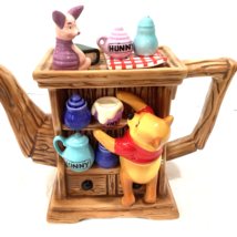 Disney Showcase Teapot Winnie The Pooh Hutch HUNNY Ltd Ed 3736/5000 Cardew - $39.27