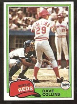 1981 Topps Baseball Card # 175 Cincinnati Reds Dave Collins nr mt - £0.39 GBP