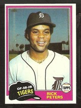 1981 Topps Baseball Card # 177 Detroit Tigers Rick Peters nr mt - £0.40 GBP