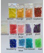 Crystalz Irridescent Flat Back Rhinestones. Various Sizes.  Buttons &amp; Ga... - $3.95