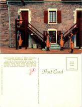New York(NY) Fort Ticonderoga Ethan Allen Stairway West Barracks VTG Postcard - £7.38 GBP