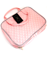 Marika Travel Cosmetic Storage Bag Hanging Handled Quilted Pink Folding ... - £11.64 GBP